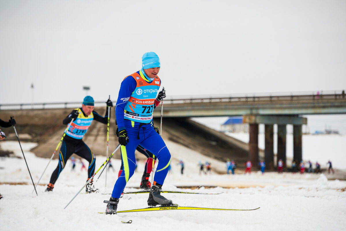 Участие в лыжном марафоне