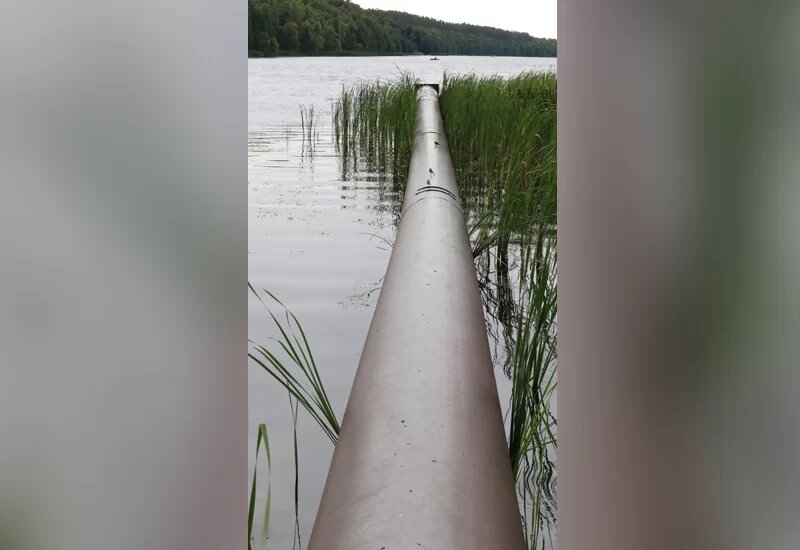    Причиной резкого падения уровня воды считают раннюю весну и жаркую погоду // Фото автора