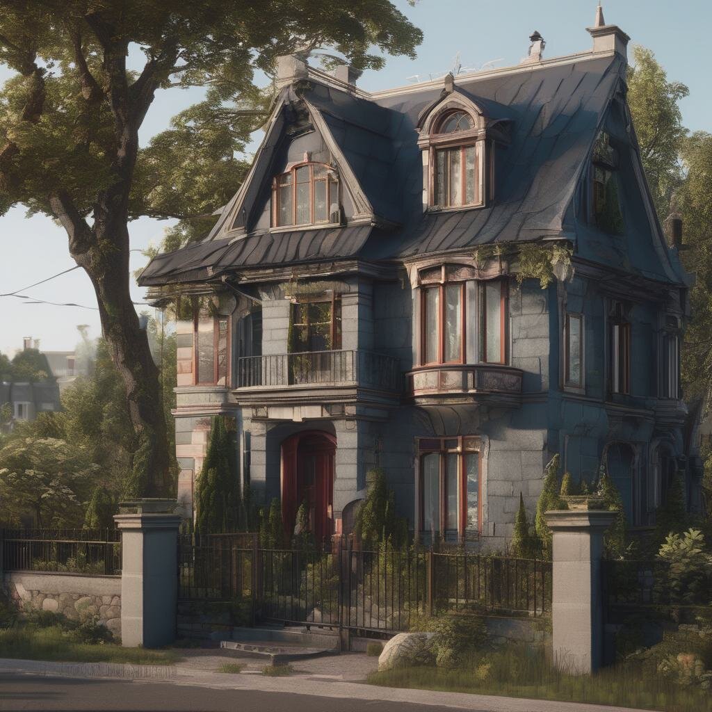 а это нейросеть выдает на фразу "любимый дом", чувствует, что я все убогенькое люблю:)))