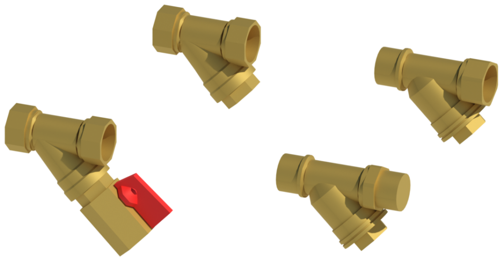 Косые фильтры, изображение получил с помощью встроенного рендера в Ревите