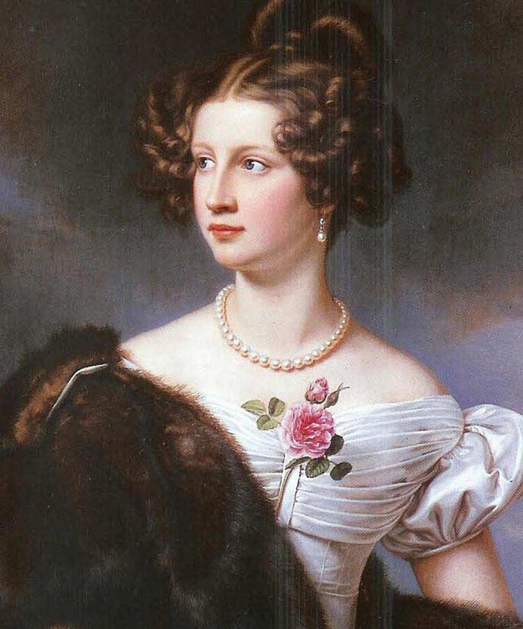 Amalie, Freiin von Kruedener. Joseph Karl Stieler