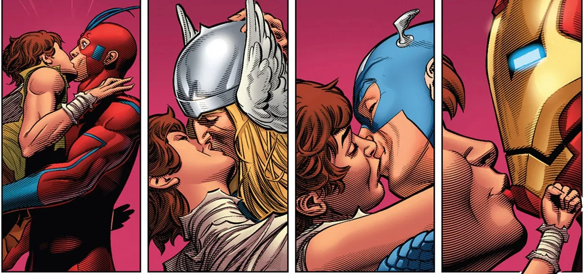 Оса целуется со всеми