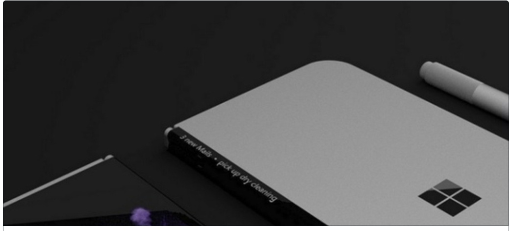 Теперь информация снова появилась в сети. Упоминание устройства нашли в языковом наборе (language pack) для Andromeda OS, который появилась в Microsoft Store. Источники сообщают, что Microsoft активно тестирует новую версию операционной системы.

В исходном коде упоминается, что устройство со сгибающимся экраном является смартфоном, который имеет возможность совершать и принимать звонки, а также может автоматически записывать звонки.

Кроме того, устройство получит два внутренних дисплея и один внешний. Для разблокировки можно будет использовать сканер радужной оболочки глаза или сканер отпечатков пальцев.

Есть режим Productivity, в котором к смартфону в сложенном виде можно подключить дисплей, а также клавиатурой и мышью. Устройство будет поддерживать все приложения Universal Windows Platform.