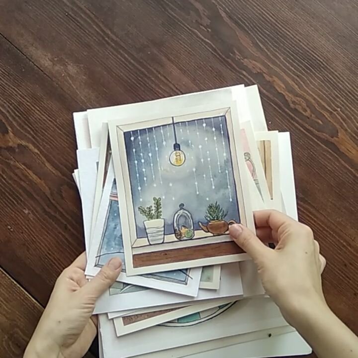 Акварельные зарисовки