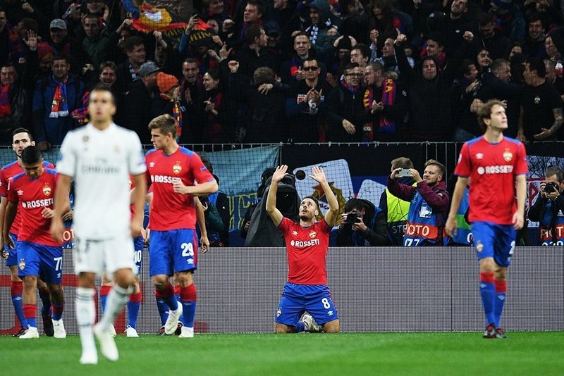 Совсем недавно ЦСКА обыгрывал Реал в Лужниках