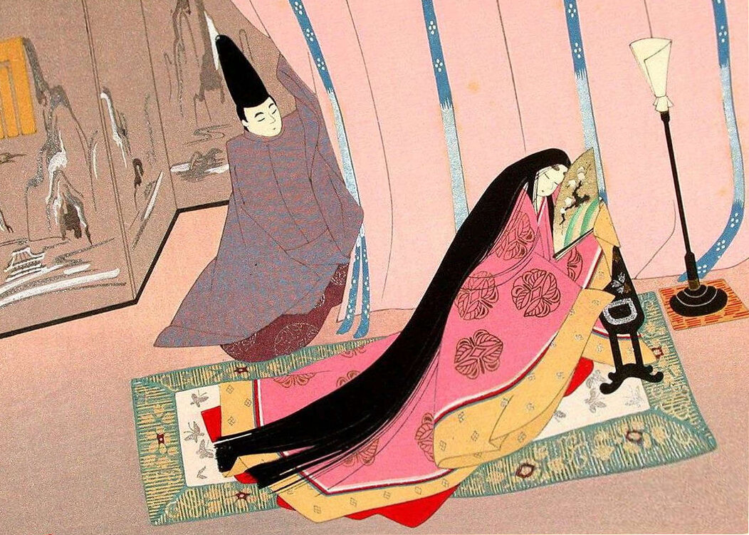 Heian легенды re written. Эпоха Хэйан. Японские кимоно эпохи Хэйан. Принцесса Хэйан Япония 17 век. Эпоха Хэйан в Японии.