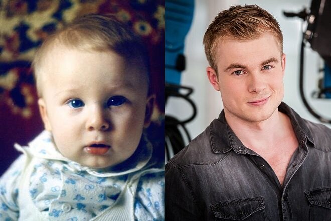 Макар Запорожский в детстве и сейчас