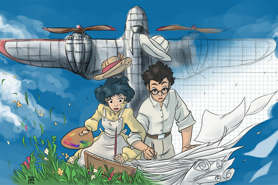 Постер "Ветер крепчает / Kaze Tachinu"