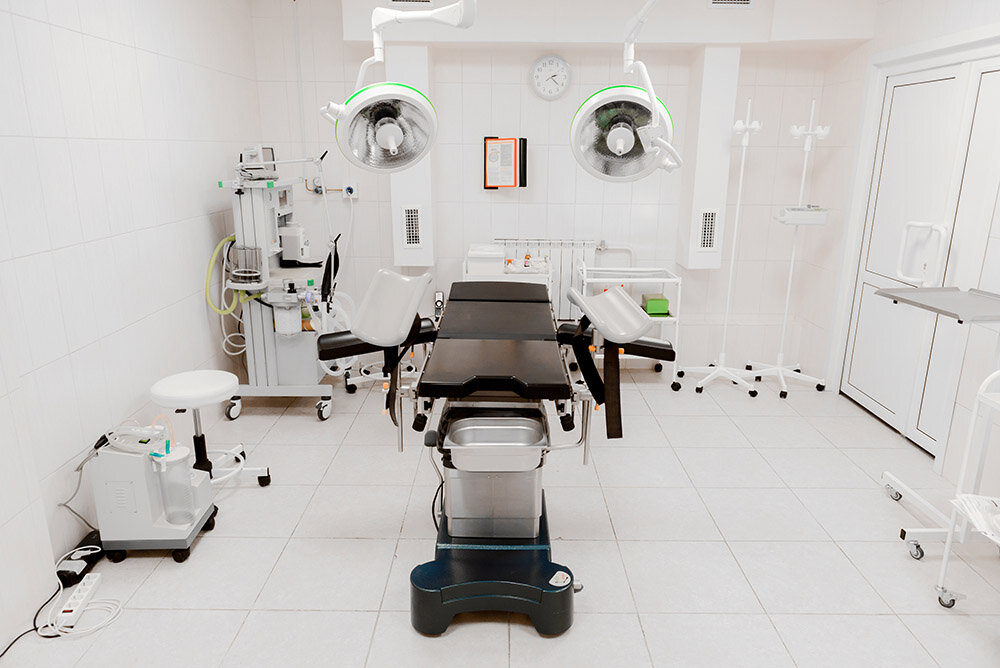 Кабинет осмотра беременных женщин.