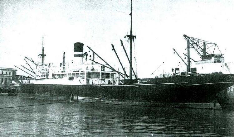 
Итальянский пароход «Alberta», конфискованный властями США 30 марта 1941 г. в Нью-Йорке. Передан панамской компании «Lykes Bros. SS Co», где получил название «Ballot».