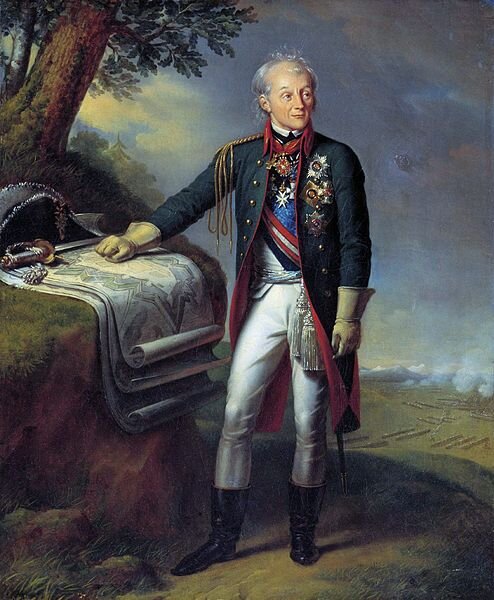 «Портрет А. В. Суворова». Художник К. Штейбен, 1815