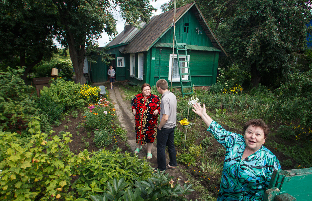 Огороды в деревне у жителей фото