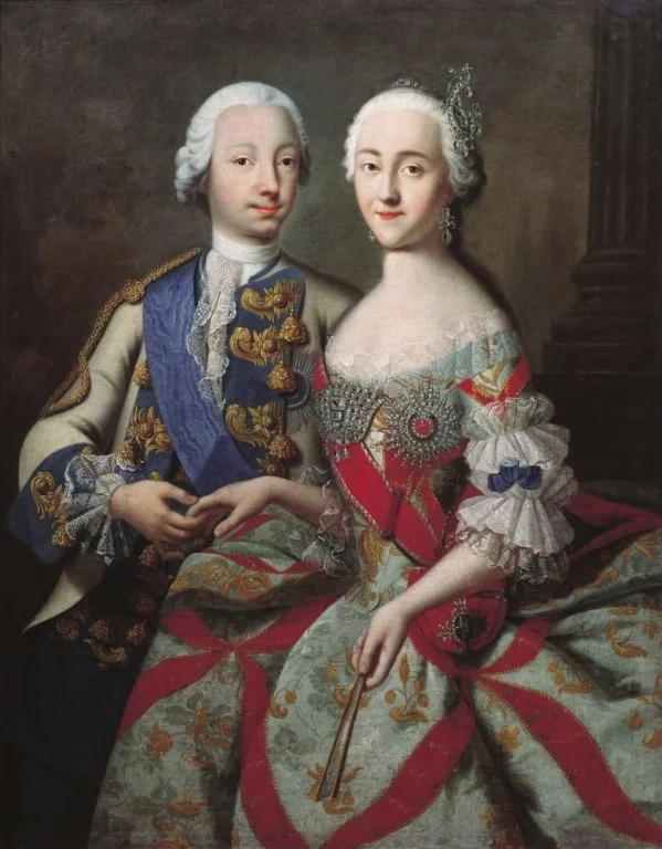 Петр III и Екатерина II 