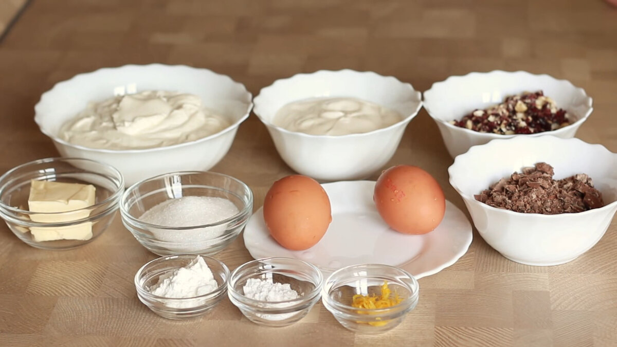 Ингредиенты для пасхи