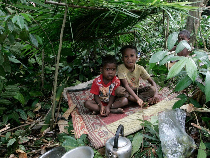 Дети в одной из деревень батек. Фото: Zainal Abd Halim/Reuters