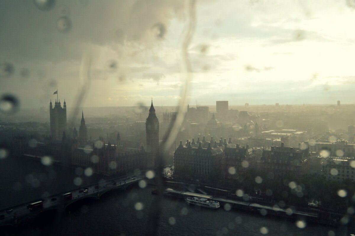 настроение, дождь, лондон