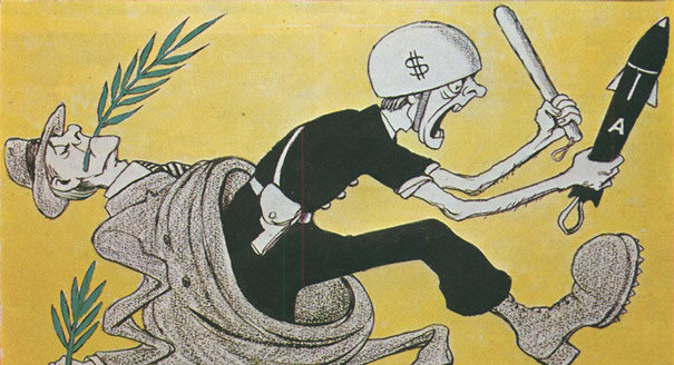 Кукрыниксы. Плакат «Я за мир и разоружение». 1979. Источник: my-ussr.ru