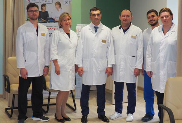 Специалисты отделения пересадки почки Республиканской клинической больницы.