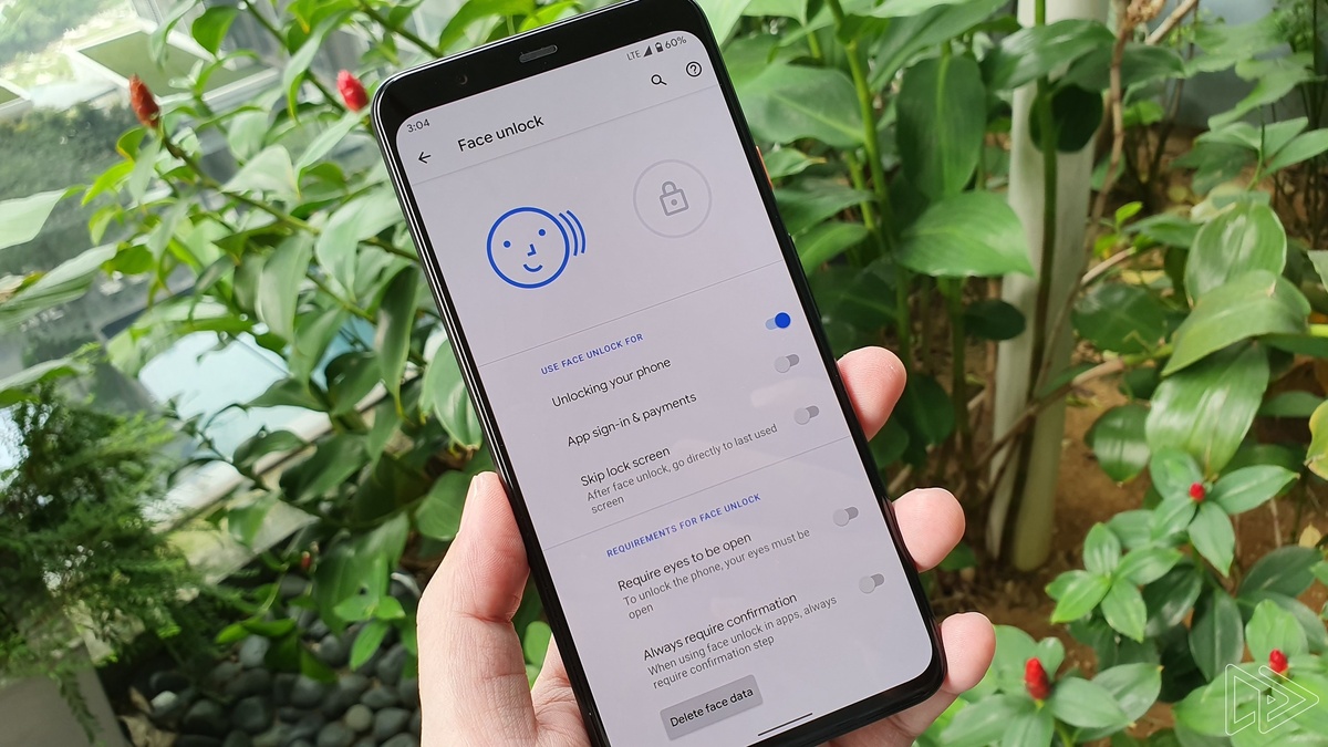 Face Unlock Pixel 4