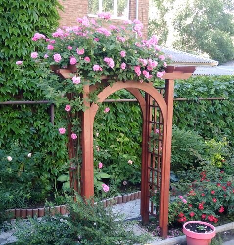 Садовая арка своими руками - фото | Садовые арки для вьющихся растений - пошаговая инструкция