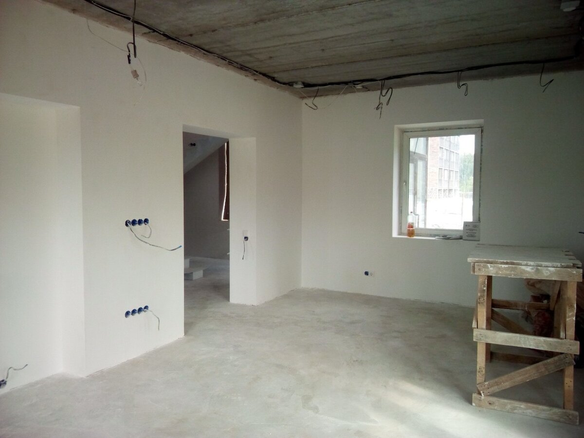 Начало отделочных работ