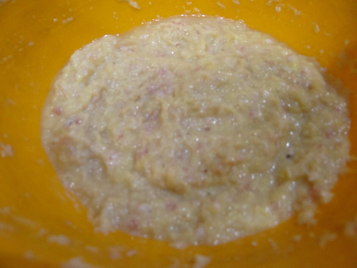 Картофельная масса для драников.