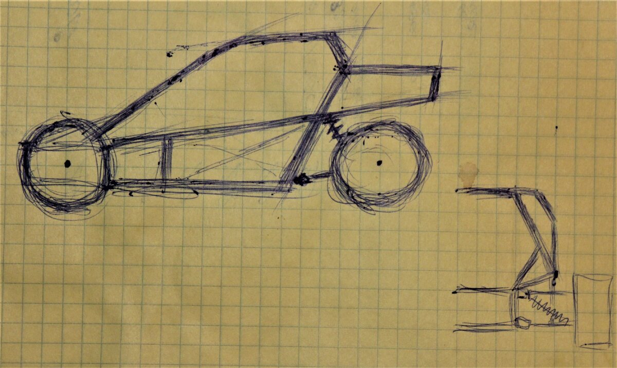 Эскиз багги.