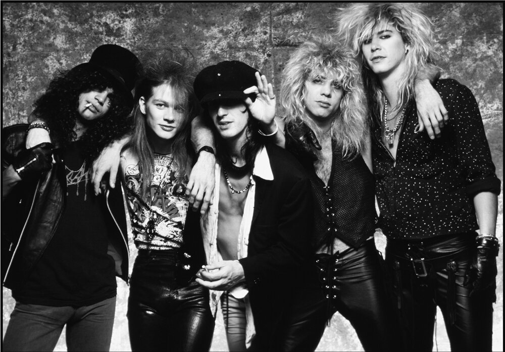 Guns N' Roses в 1987-м году.