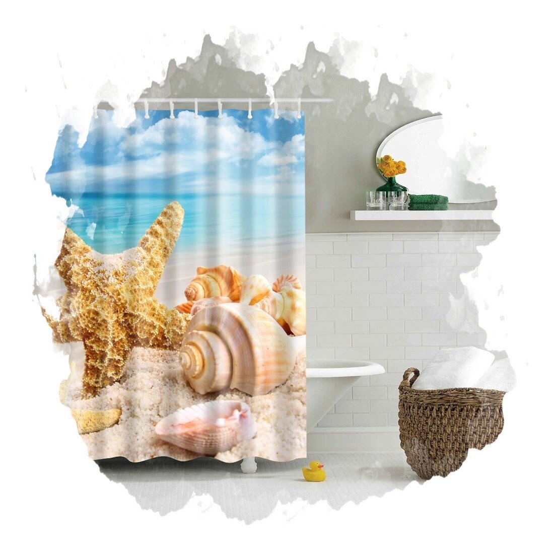 Занавеска в морском стиле