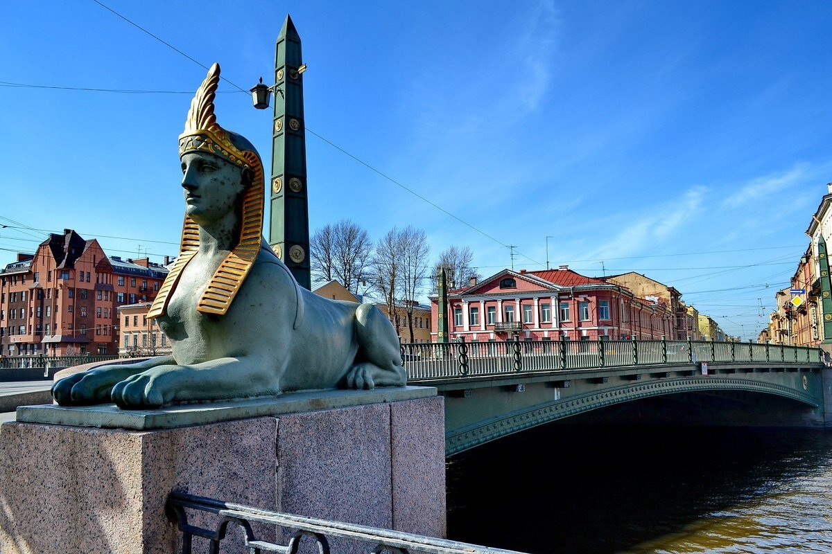 египетский мост в санкт петербурге