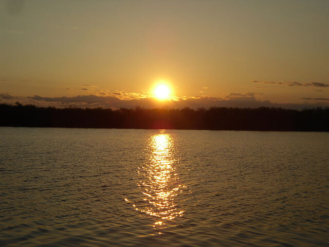 Закат над Петропавловским озером, Хабаровский край