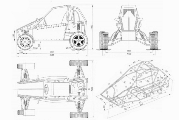 Самодельные багги своими руками: чертежи, схемы, фото, видео, как сделать авто