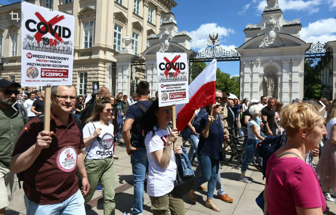 Протесты в варшаве