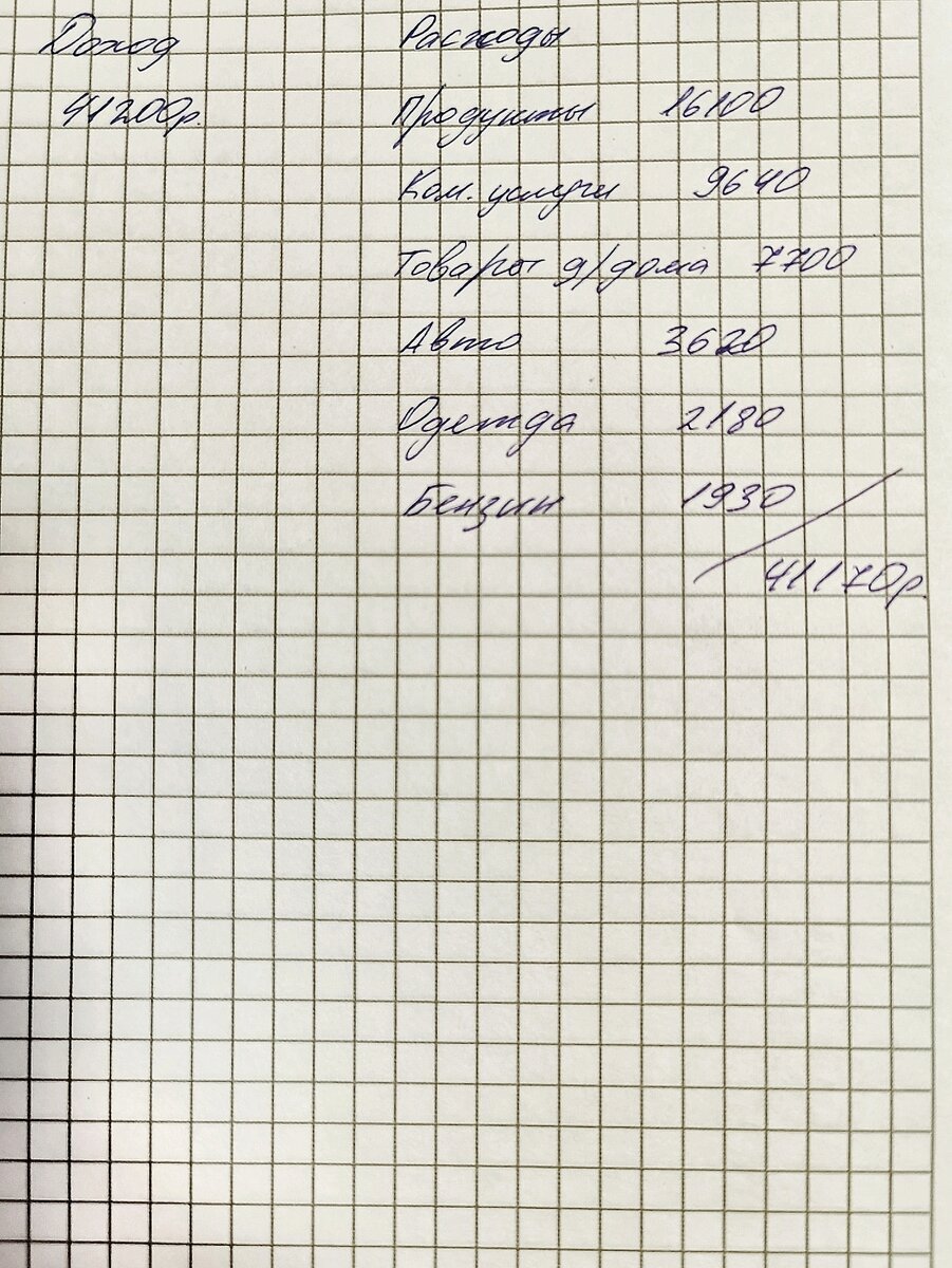 От зарплаты после всех трат, можно сказать, ничего не оставалось