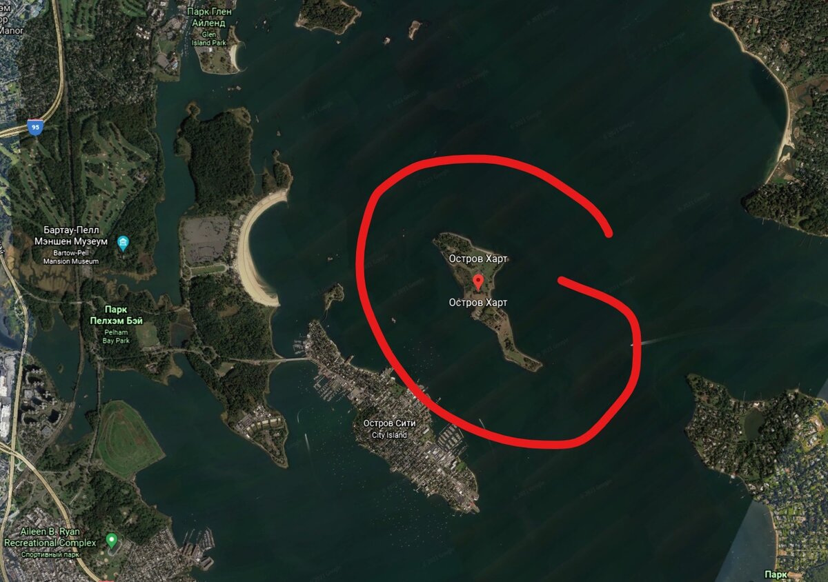 Скрин из Google Earth