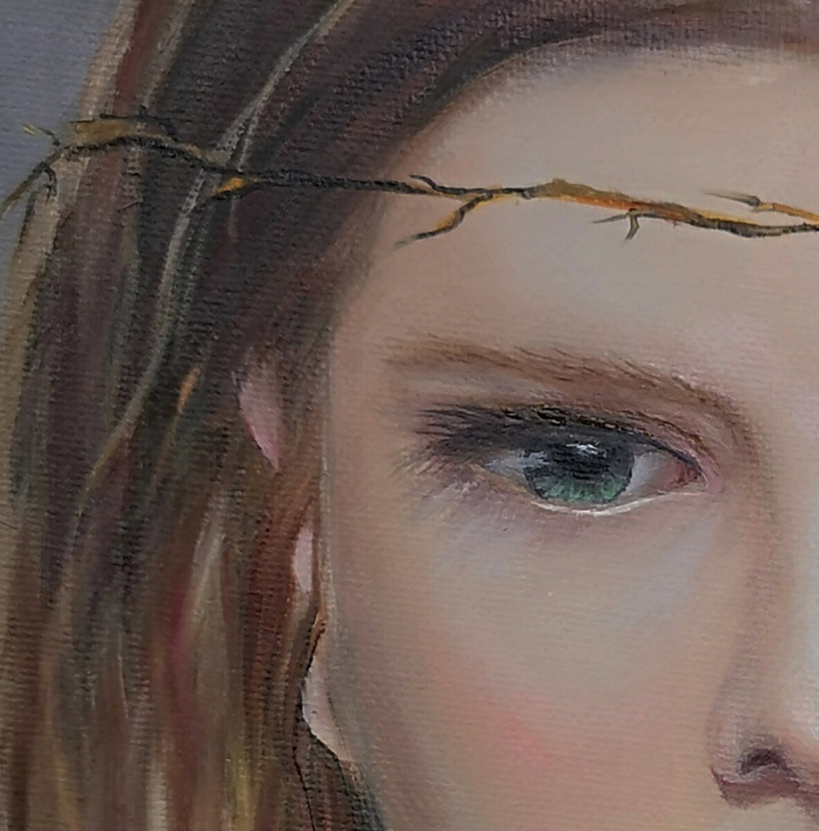 Детали картины "СОЗЕРЦАНИЕ"