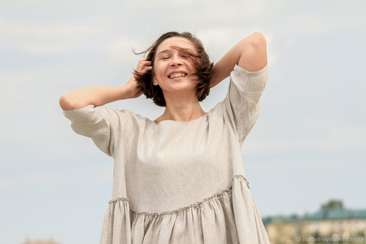 Пример одежды из льна