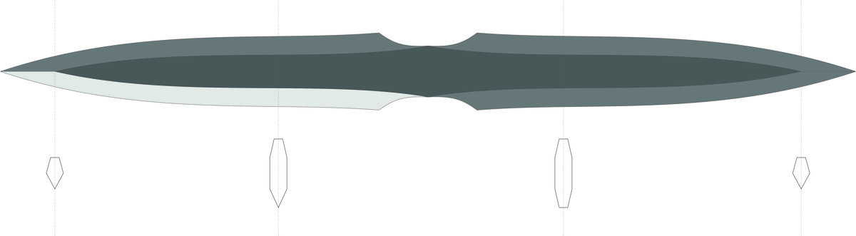 Чертежи ножей метательных ножей