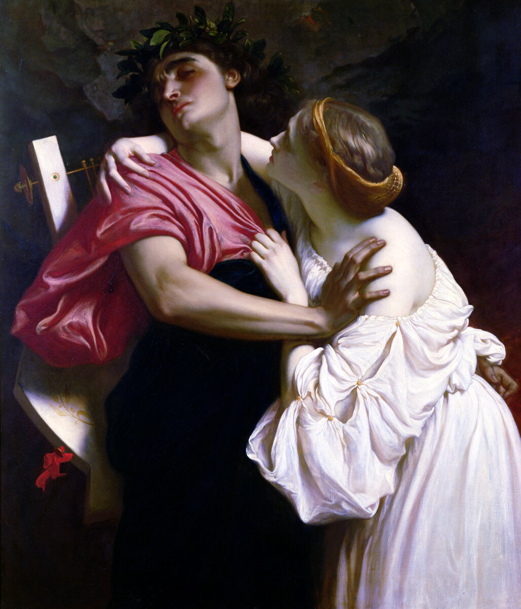 Орфей и Эвридика — Фредерик Лейтон,1864 (Leighton House Museum)
