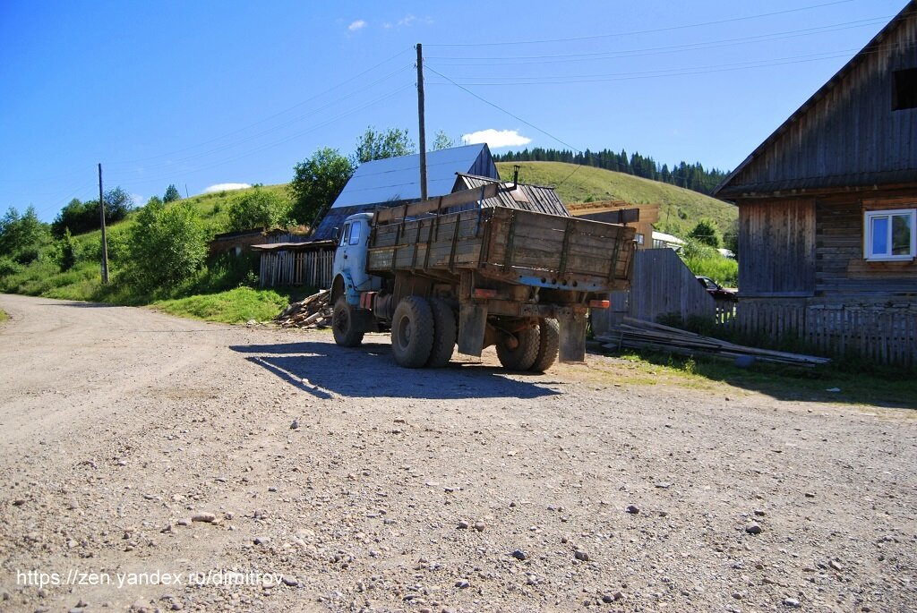 МАЗ-509 переделанный в бортовой грузовик. Пермский край 2018