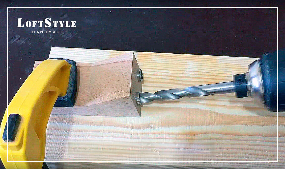 Кондуктор для сверления под углом Pocket-Hole с двумя гильзами WOODWORK PHJ-02