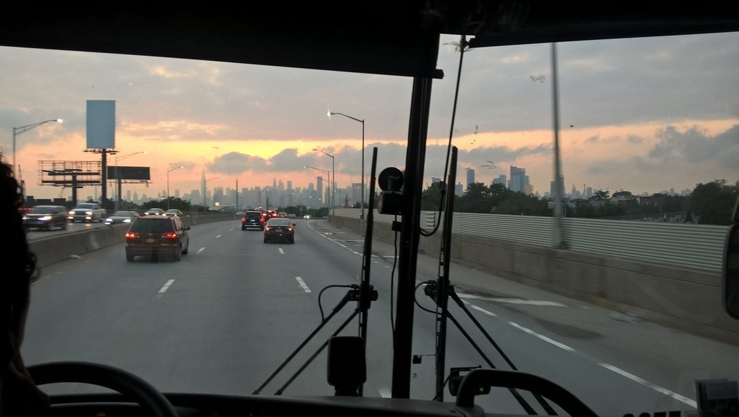 Автобус из аэропорта JFK