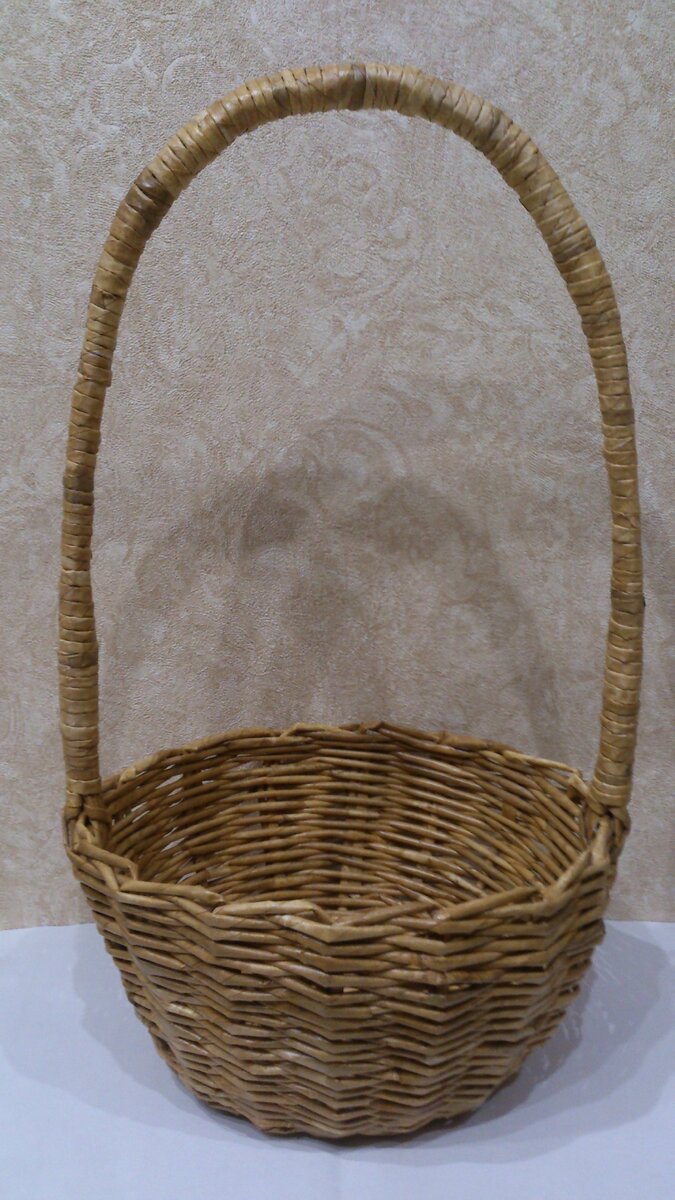 Так корзина выглядит без мишуры и атласных лент