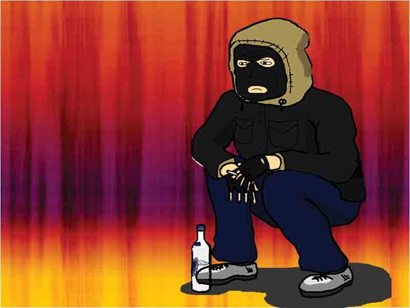 Когда мир кажется адом, то хочется его разрушить, даже ценой собственной свободы...