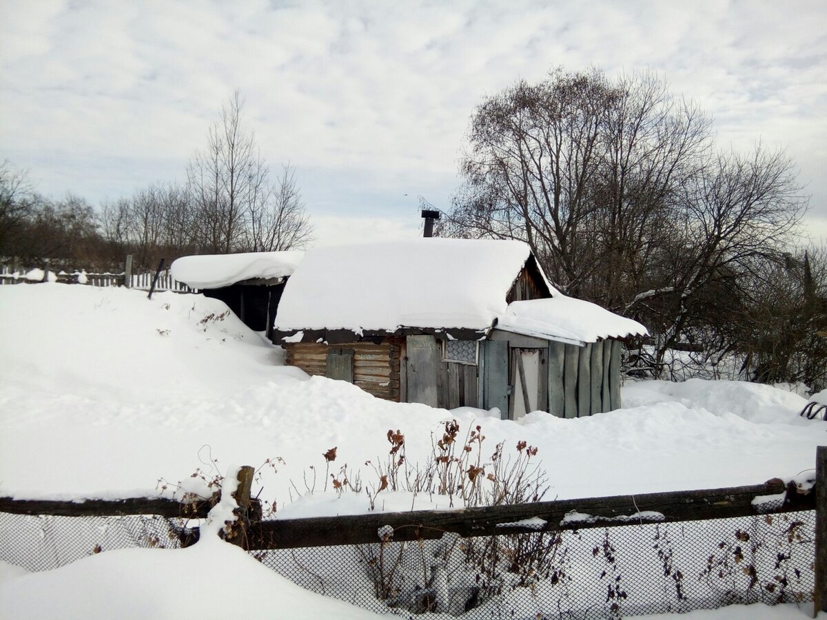 вот так выглядит баня на подходе