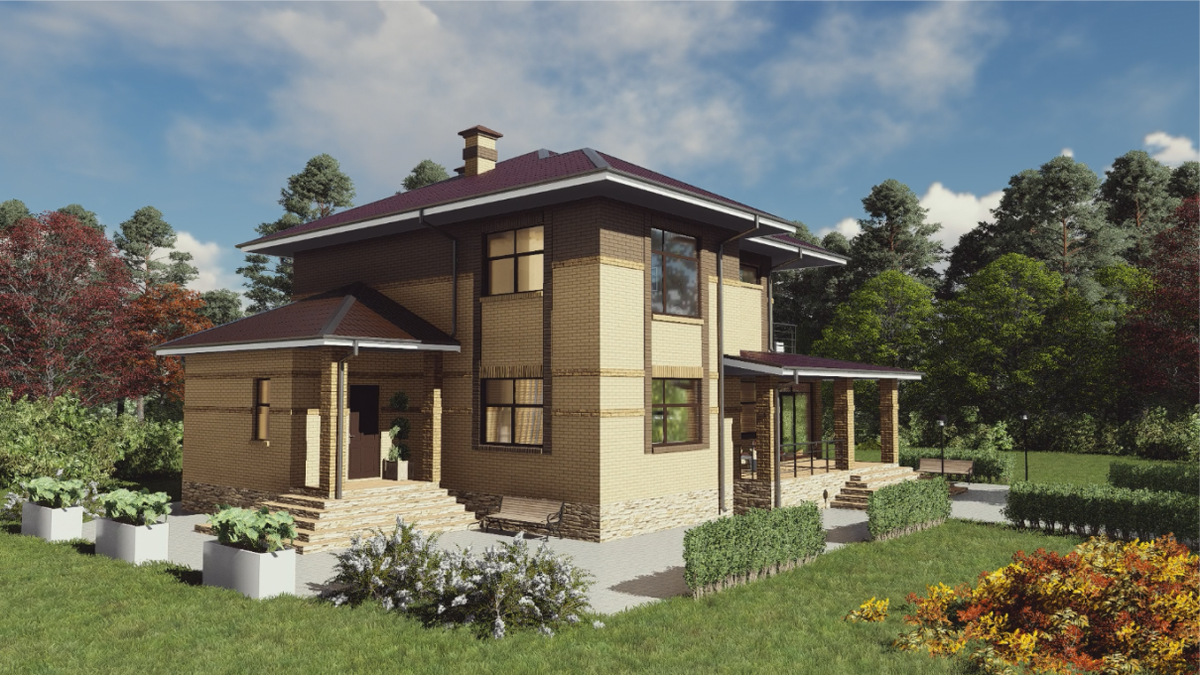 В доме есть два входа