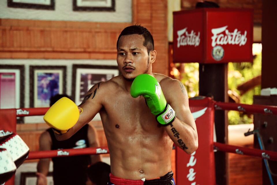 Yodsanklai Fairtex на тренеровки в Fairtex Gym