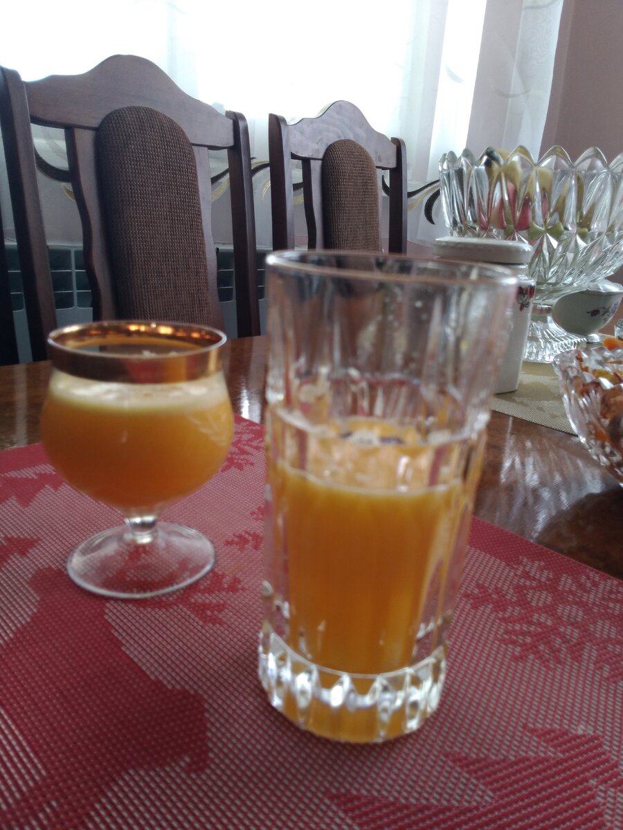 из двух апельсинов