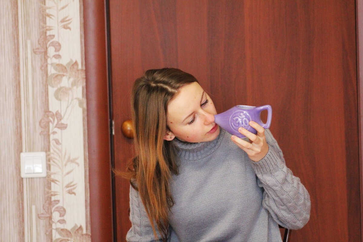 Техника промывания носовых пазух