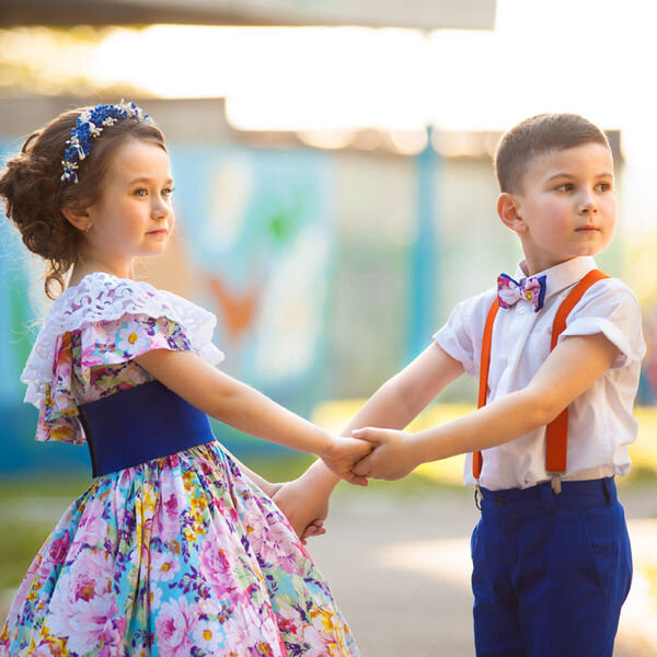 платья на выпускном в детском саду- стиль 